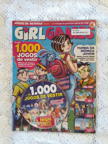 Cd De Jogos Girl Games, Ano 1 Numero 1, 1000 Jogos De Vestir